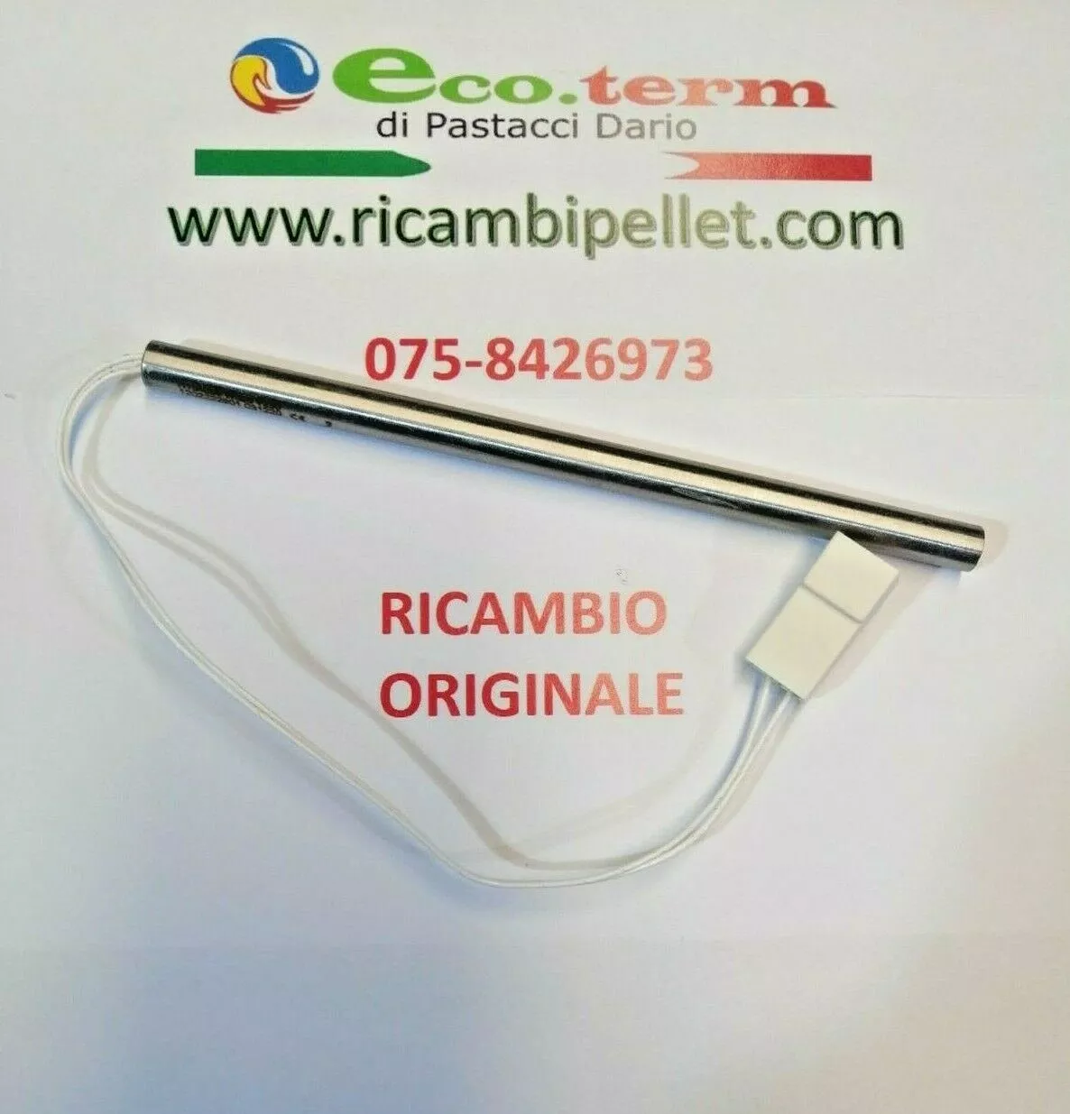 Candeletta resistenza accensione per stufa a pellet ORIGINALE MONTEGRAPPA codice 1049200300