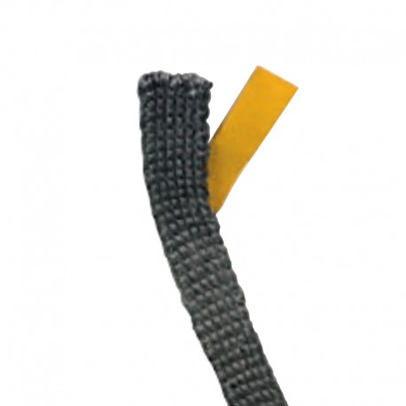 Treccia Adesiva TEXTAPE Nera 8x2 mm Guarnizione Stufe Pellet Camini Forni