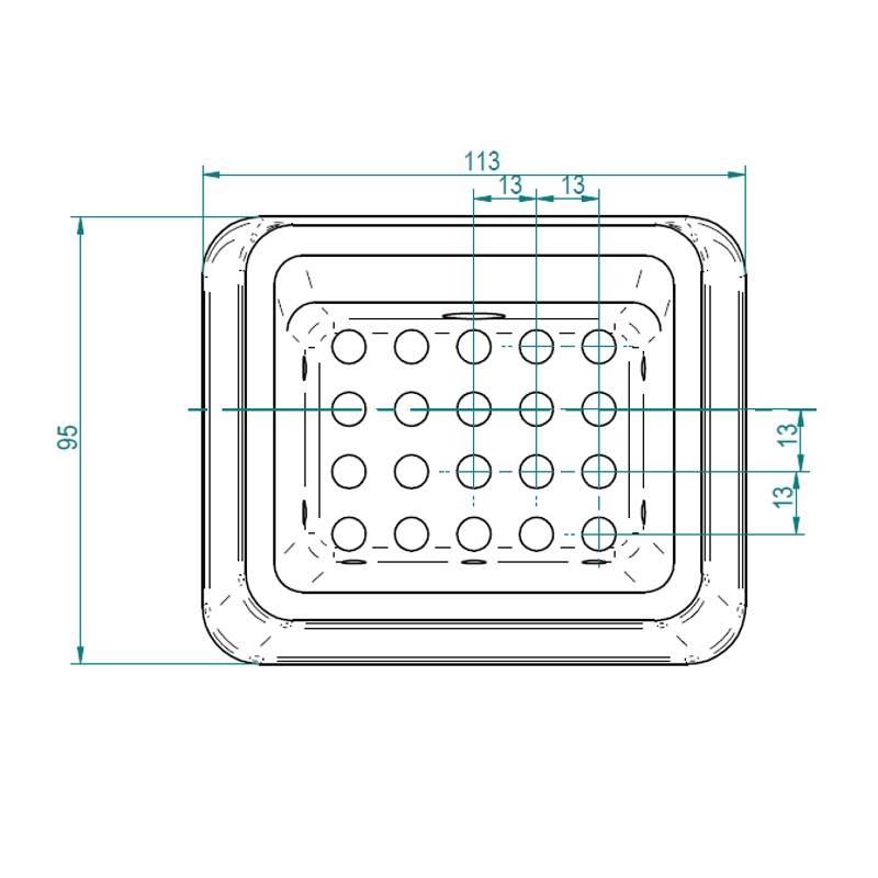 Braciere,ghisa,bruciatore,Cestello,pellet KARMEK ONE MORETTI EUROFIAMMA 11,3x9,3x8h LB-BGP11393/2 - immagine 3